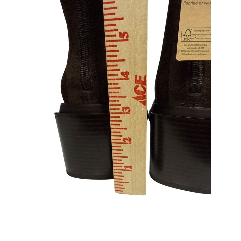 Vince Camuto Kortimy Women's Boots Water Repellent Mid Shaft Rootbeer Brown 9 9W - Picture 4 of 11